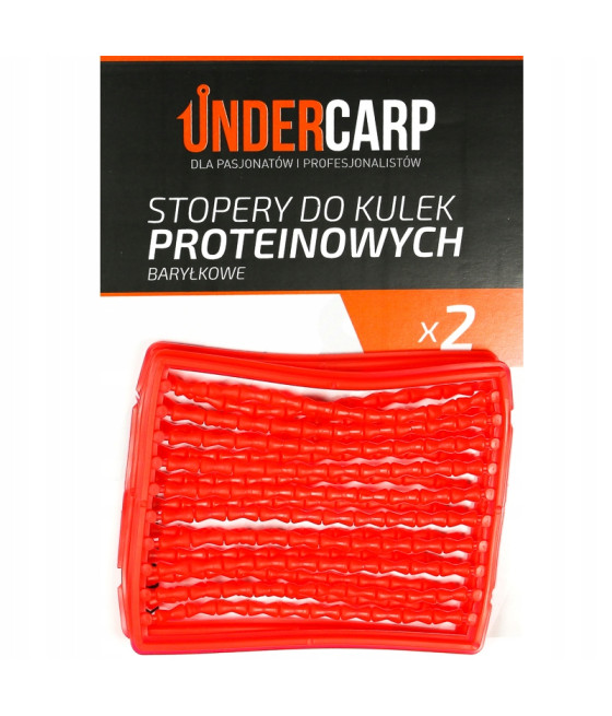Undercarp stopery do kulek baryłkowe czerwone