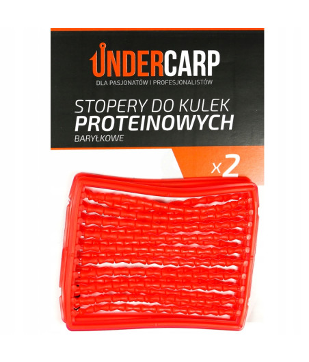 Undercarp stopery do kulek baryłkowe czerwone