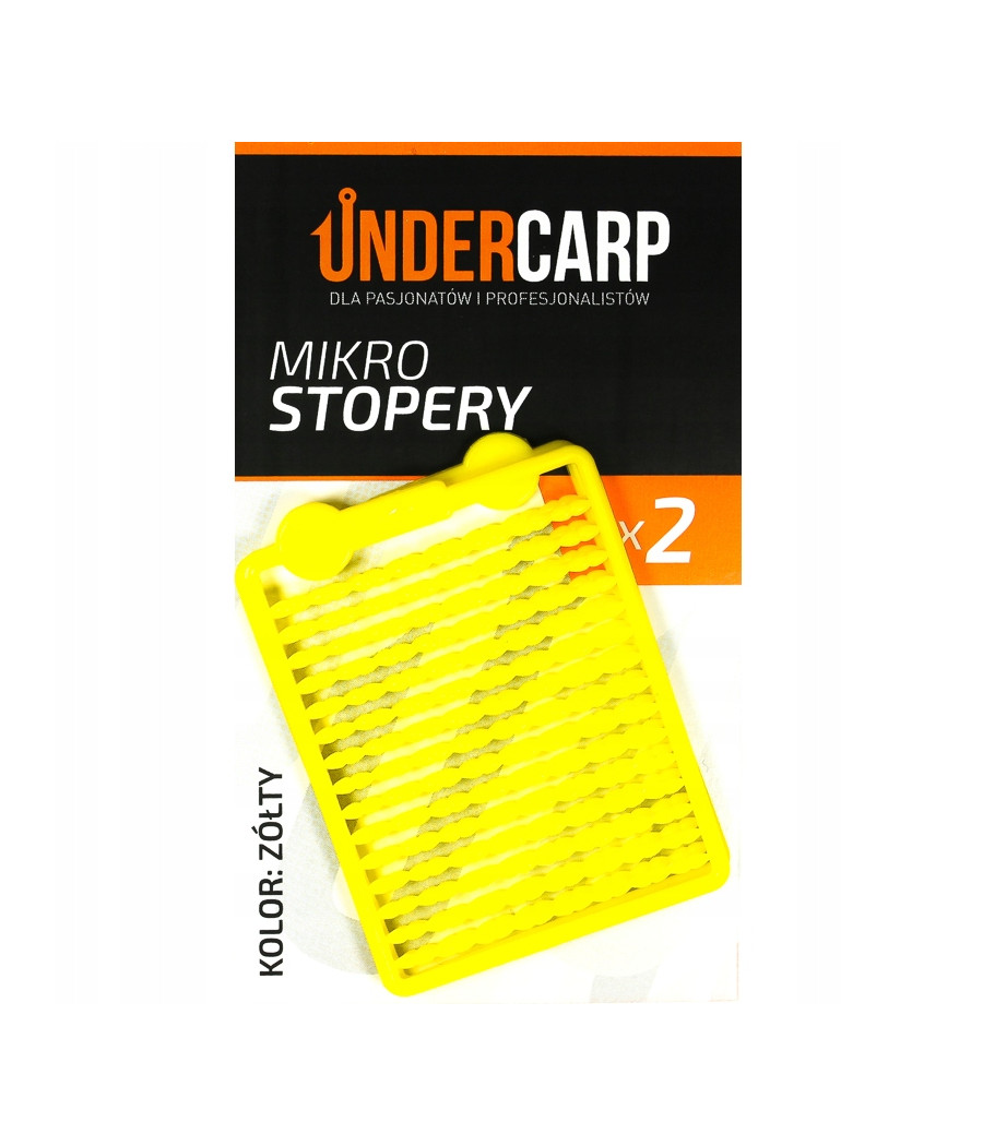 Undercarp mikro stopery - żółte Undercarp mikro stopery - żółte