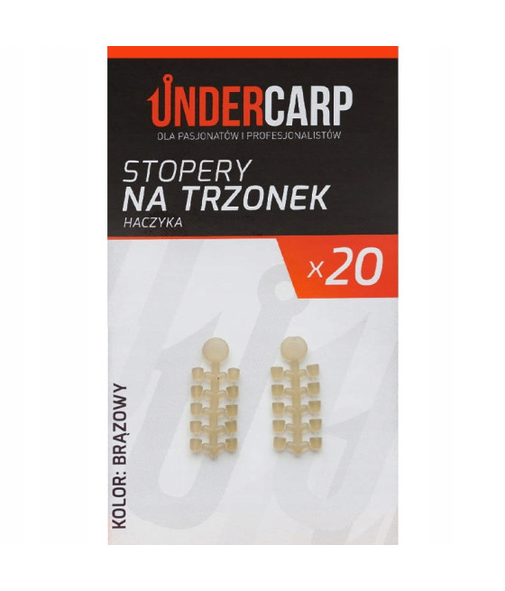 UNDERCARP Stopery na trzonek haczyka brązowy