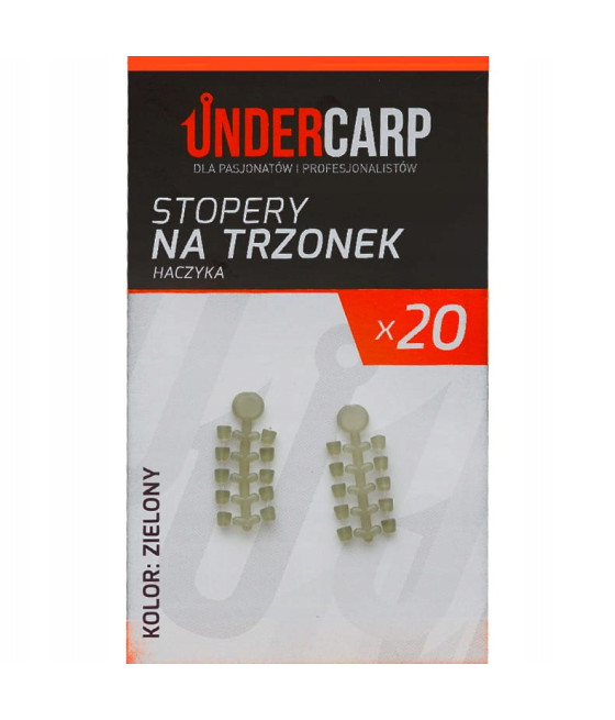 Undercarp Stopery na trzonek haczyka zielony