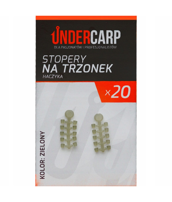 Undercarp Stopery na trzonek haczyka zielony