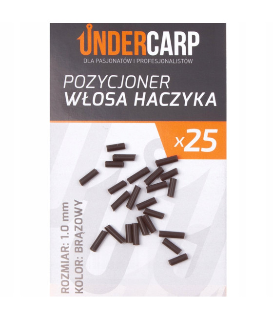 Pozycjoner Włosa Haczyka Brązowy 1.0 mm UNDERCARP