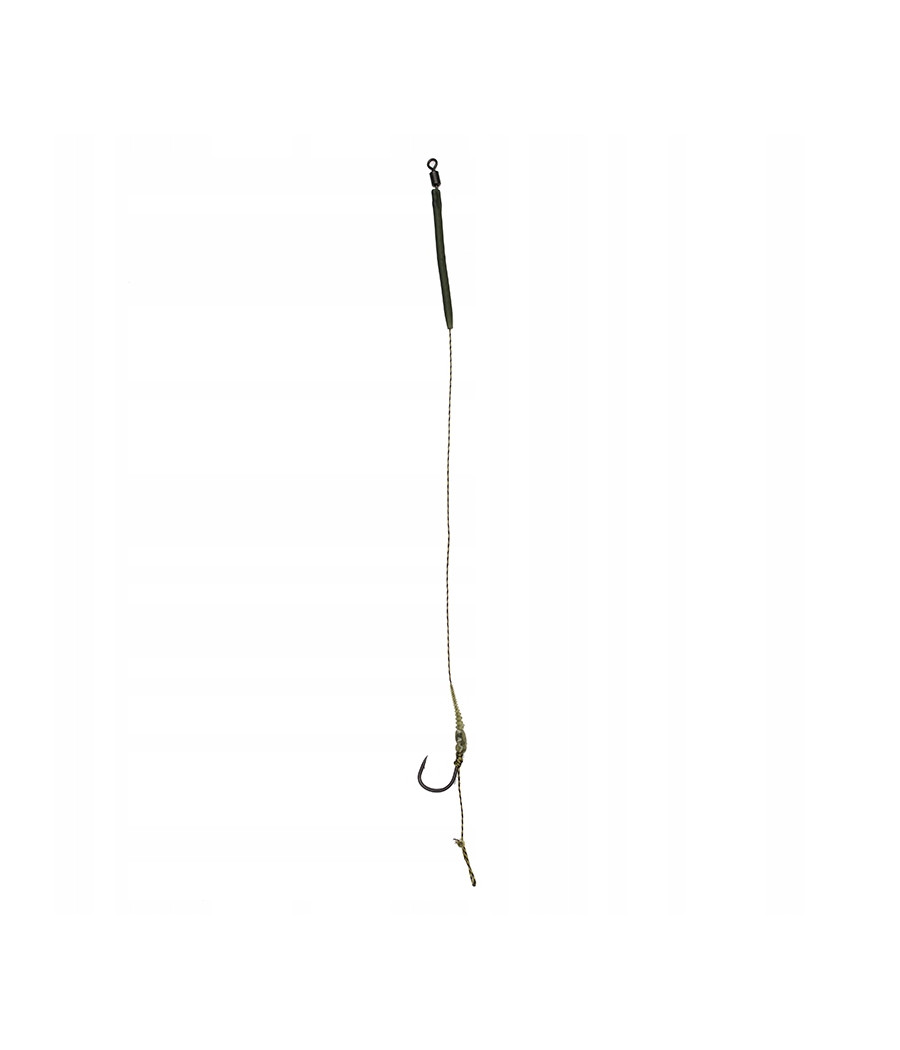 PRZYPON KARPIOWY UNDERCARP Z POZYCJONEREM ROBAKIEM HAK 6 STAL 12,5 KG 25 CM