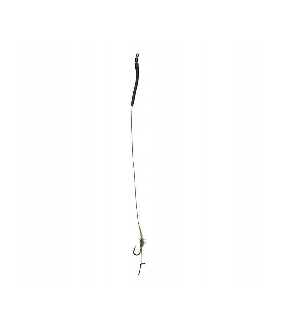PRZYPON KARPIOWY UNDERCARP Z POZYCJONEREM ROBAKIEM HAK 6 STAL 12,5 KG 25 CM