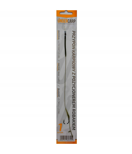 Przypon Undercarp fluorocarbon 12,5 kg 25 cm