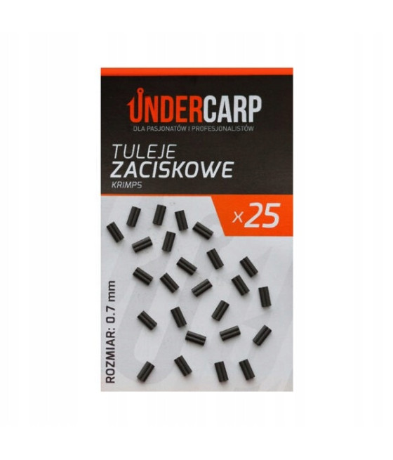 Undercarp Tuleje zaciskowe Krimps 0.7 mm