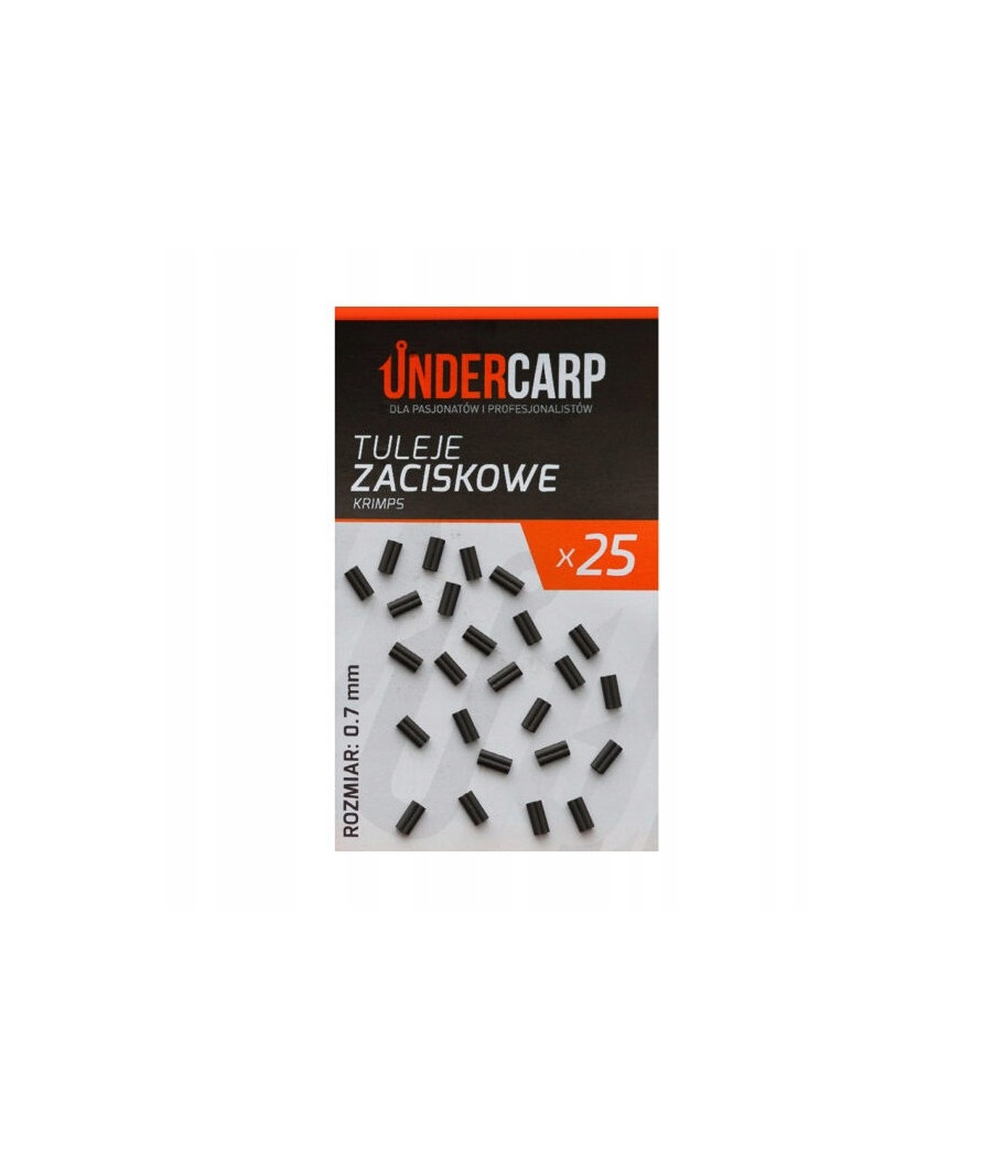 Undercarp Tuleje zaciskowe Krimps 0.7 mm Undercarp Tuleje zaciskowe Krimps 0.7 mm