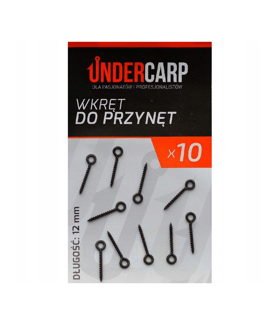 Wkręt do Przynęt 12 mm UNDERCARP (Bait Screws)