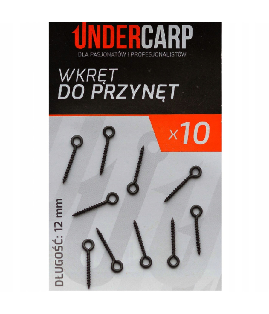 Wkręt do Przynęt 12 mm UNDERCARP (Bait Screws)