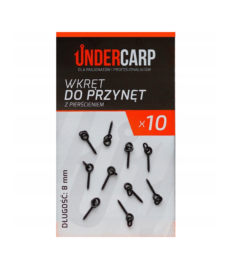 Undercarp Wkręt do przynęt z pierścieniem 8 mm