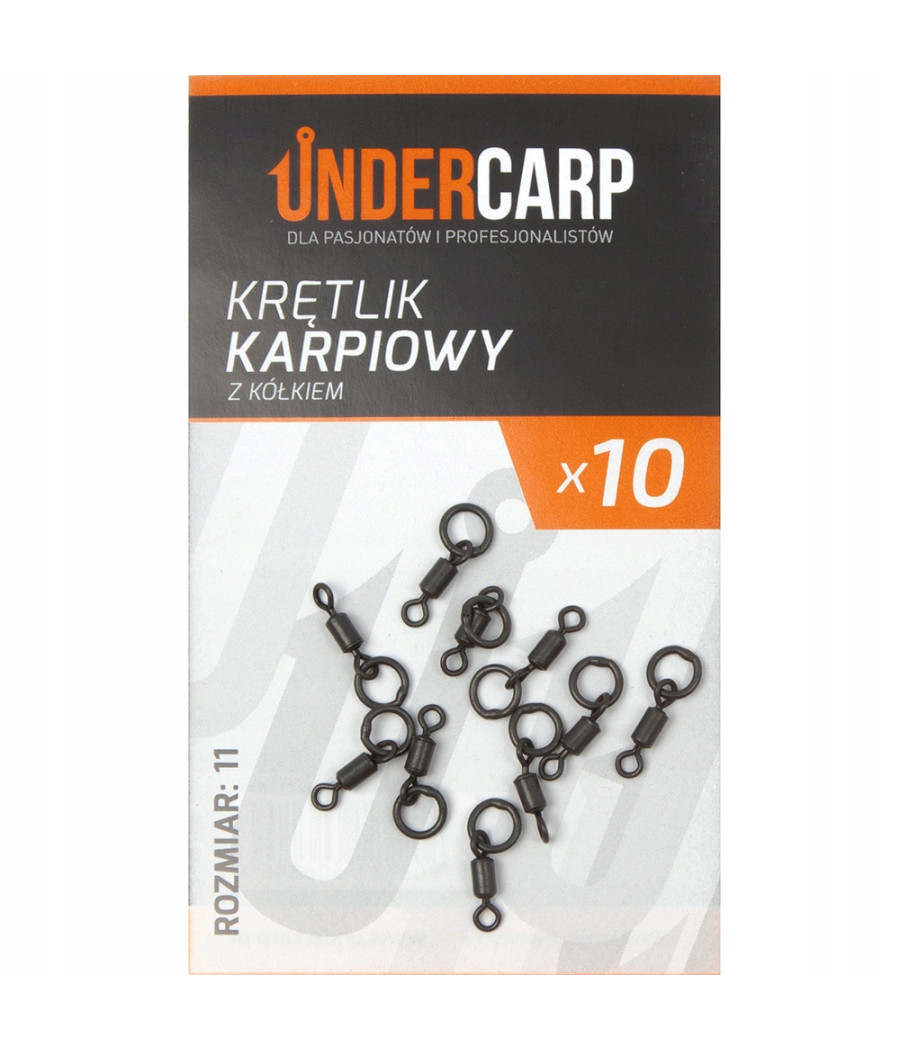UNDERCARP Krętlik Karpiowy z Kółkiem Rozmiar 11