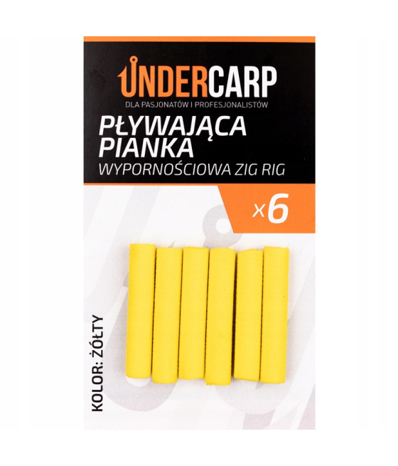 Undercarp Pływająca pianka wypornościowa Zig Rig - żółty