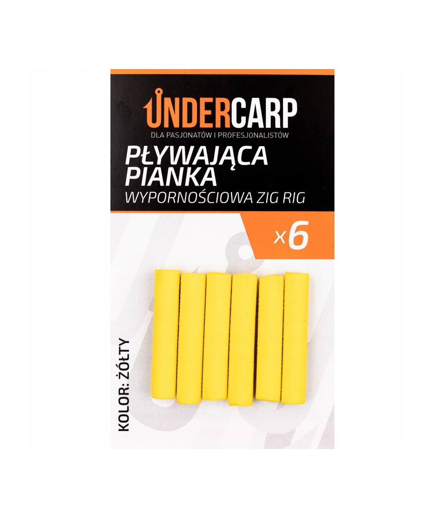 Undercarp Pływająca pianka wypornościowa Zig Rig - żółty
