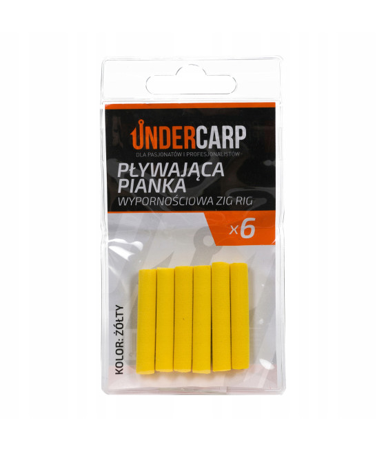 Undercarp Pływająca pianka wypornościowa Zig Rig - żółty