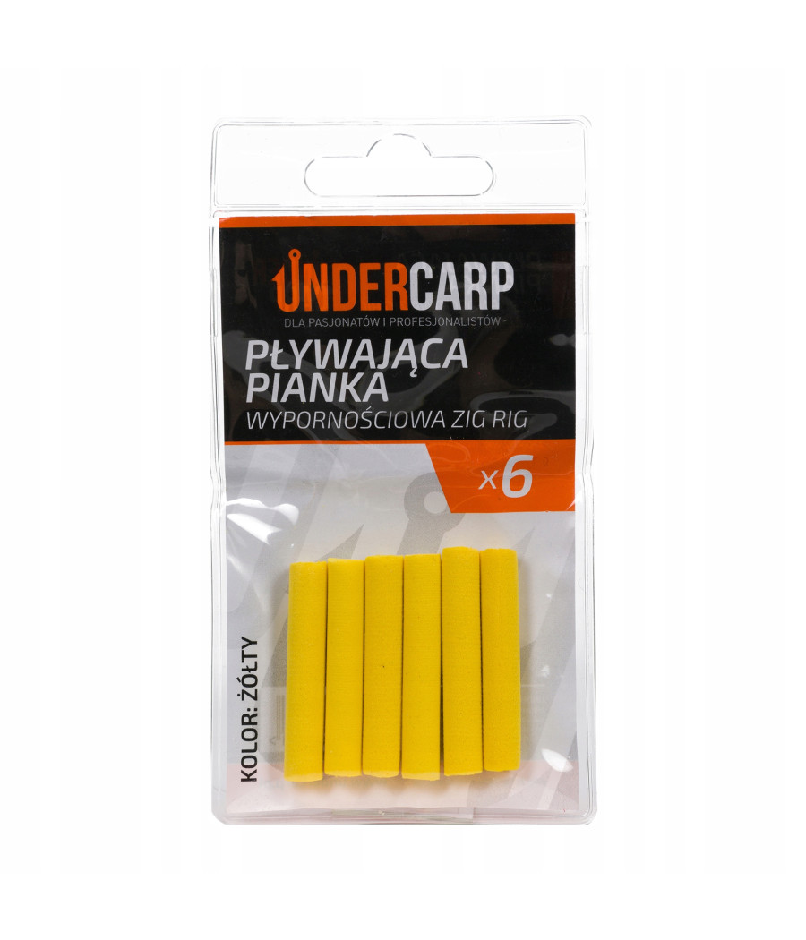 Undercarp Pływająca pianka wypornościowa Zig Rig - żółty