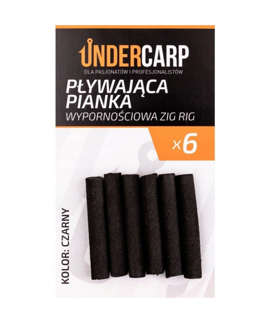 Undercarp Pływająca pianka wypornościowa Zig Rig - czarny