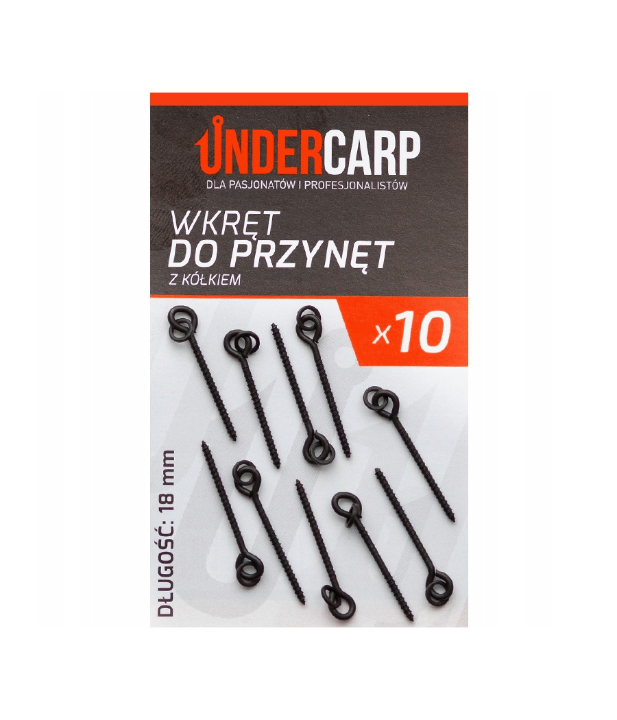 Krętlik Undercarp Wkręt Do Przynęt Z Kółkiem 18mm
