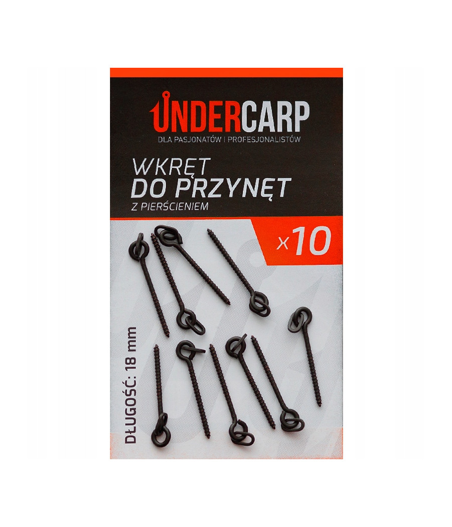 Wkręt Undercarp Do Kulek I Przynęt Z Pierścieniem 18mm Wkręt Undercarp Do Kulek I Przynęt Z Pierścieniem 18mm
