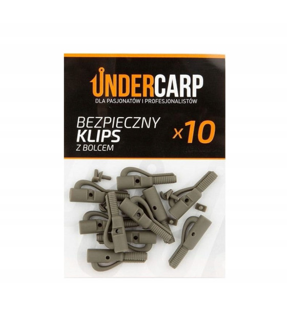 Bezpieczny klips z bolcem zielony UNDERCARP